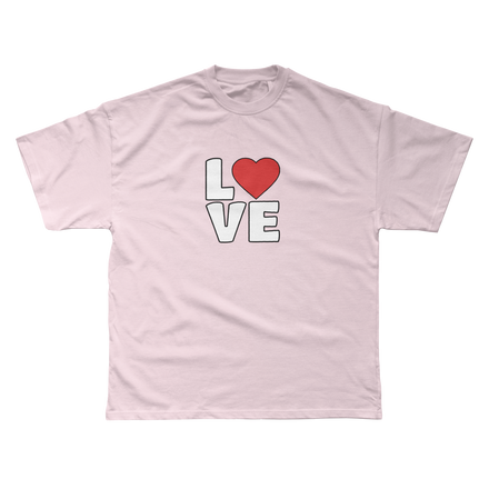 Love Tee -Pink