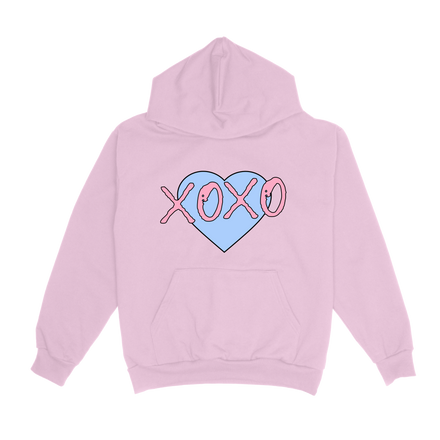 XOXO - Pink/Pink (Light Blue Heart)