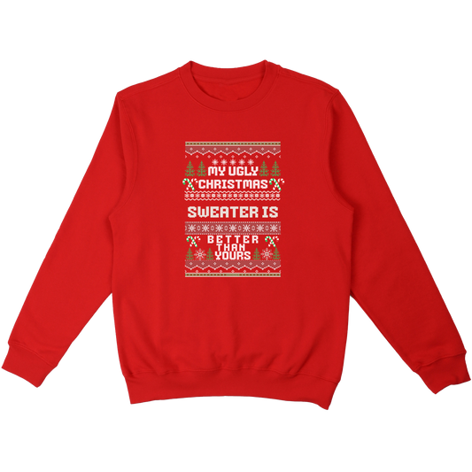 Ugly Christmas Sweatershirt  -Red