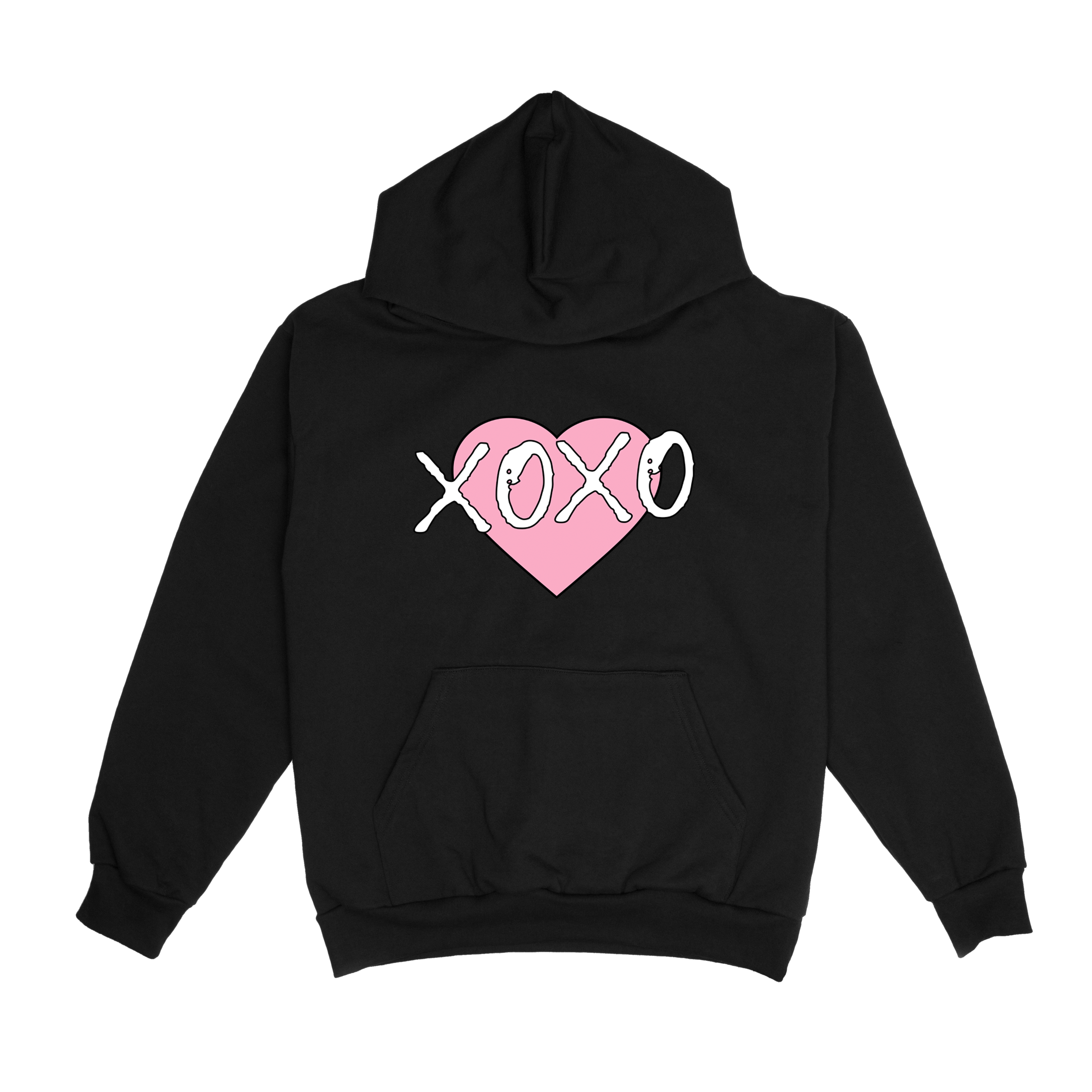 XOXO -Black (Pink Heart)
