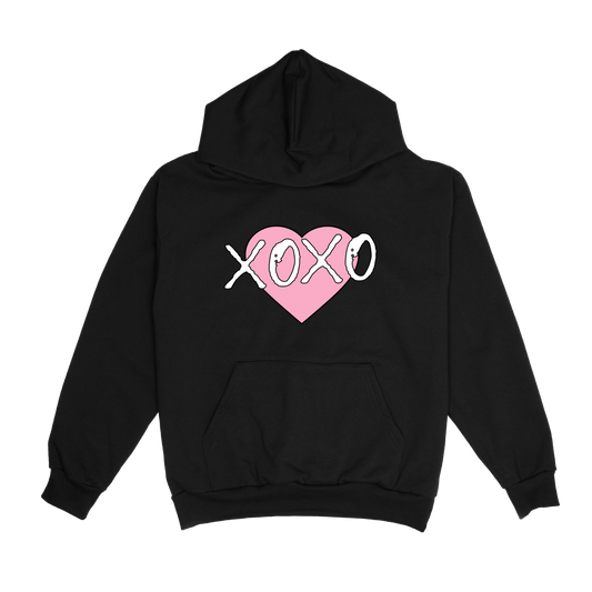 XOXO -Black (Pink Heart)