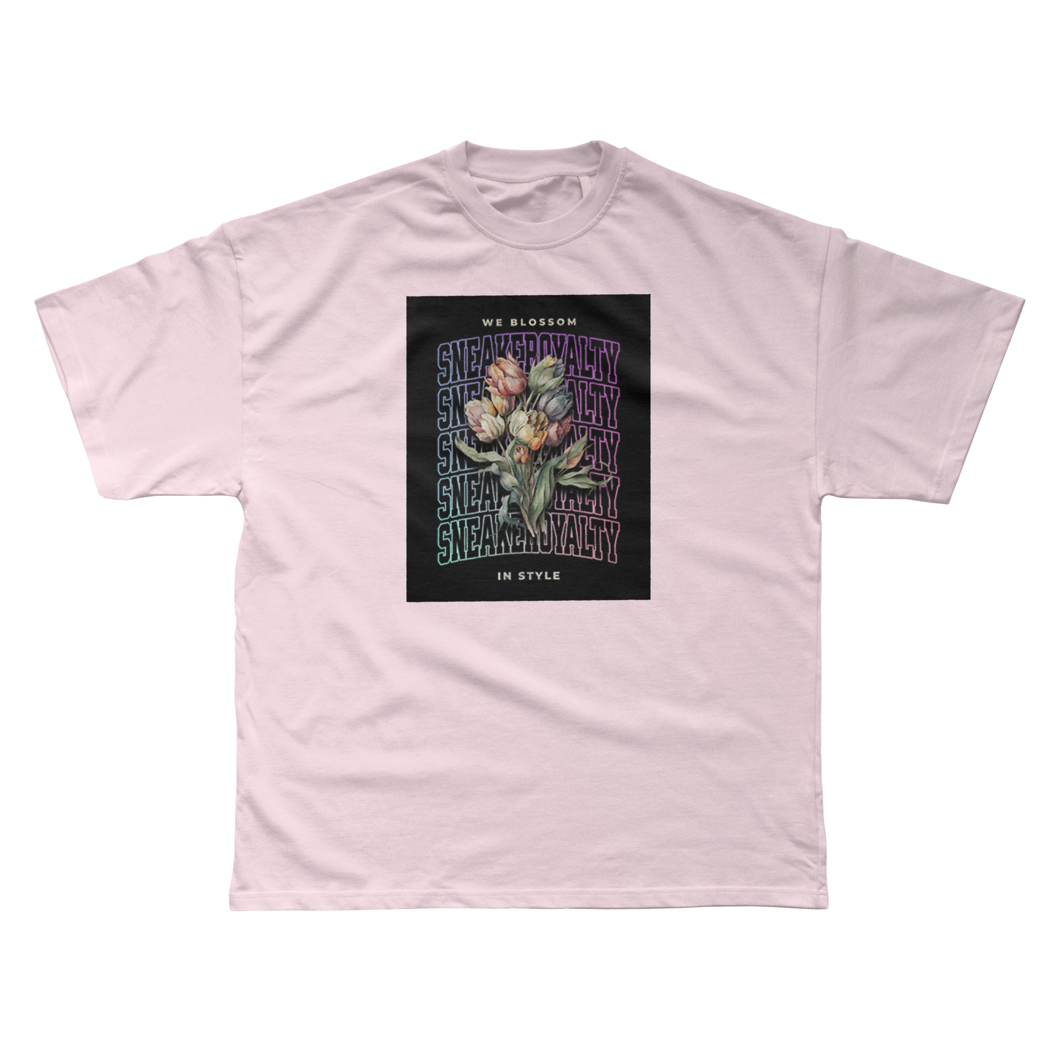 We Blossom In Style Tee - Pink